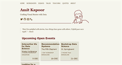Desktop Screenshot of amitkaps.com